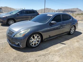  Salvage INFINITI G37