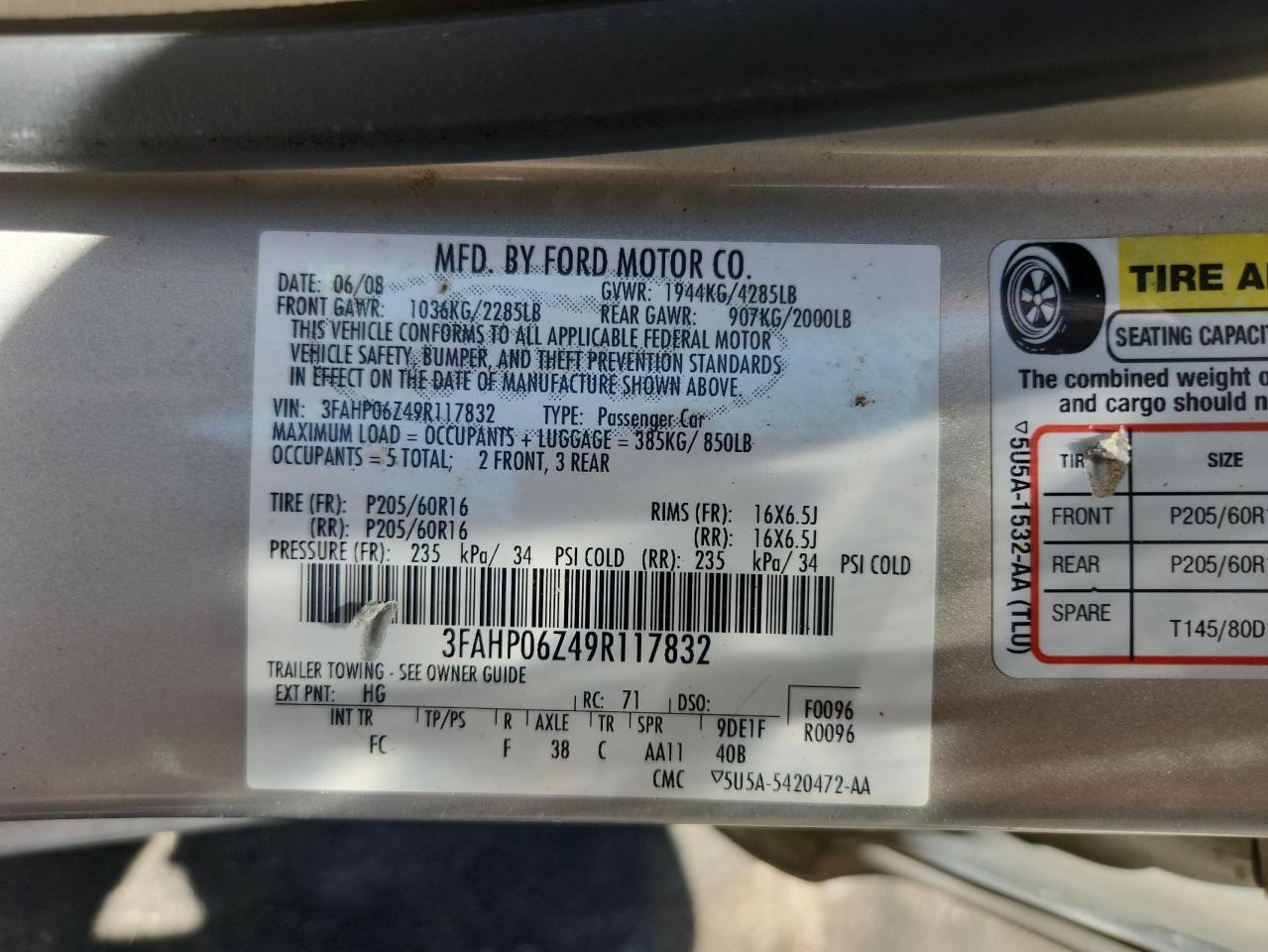 Ford Fusion S Image 11