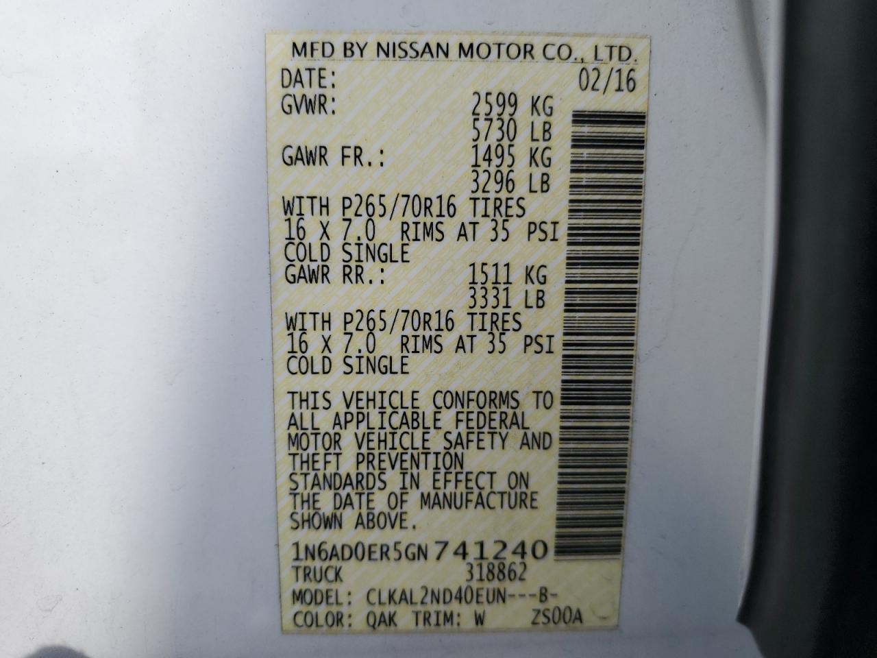 Nissan Frontier S Image 10