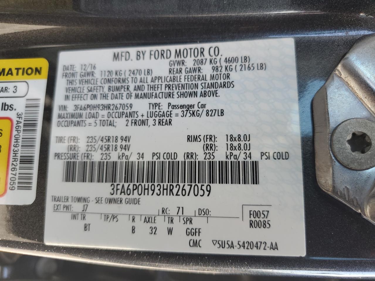 Ford Fusion Se Image 11