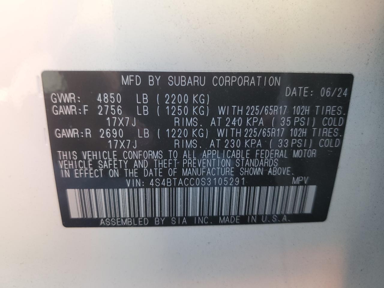 Subaru Outback Premium Image 11