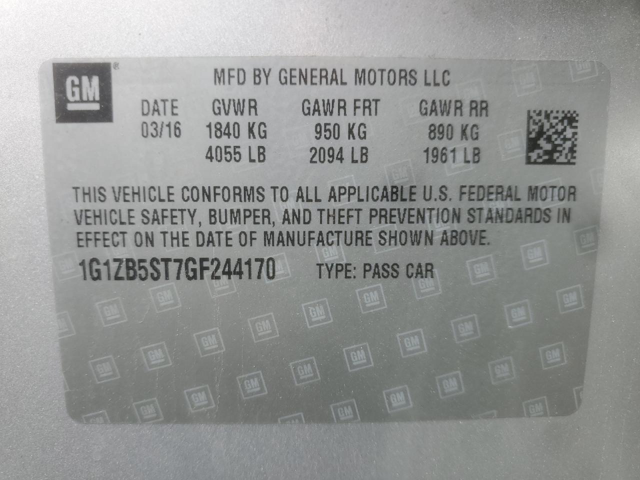 Chevrolet Malibu Ls Image 8