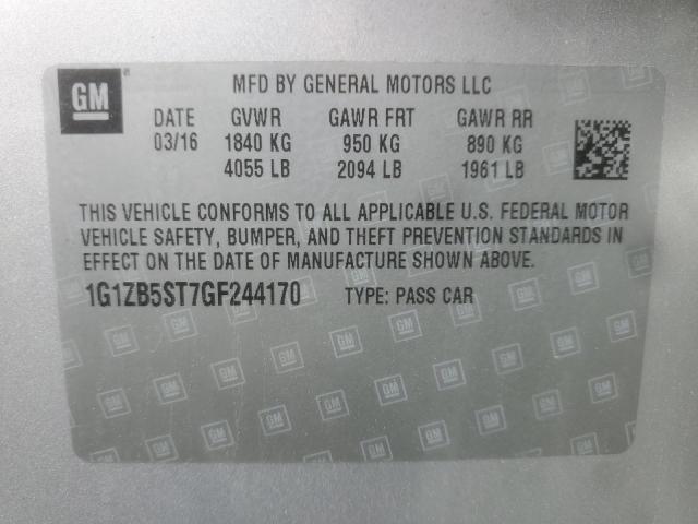 Chevrolet Malibu Ls Image 8