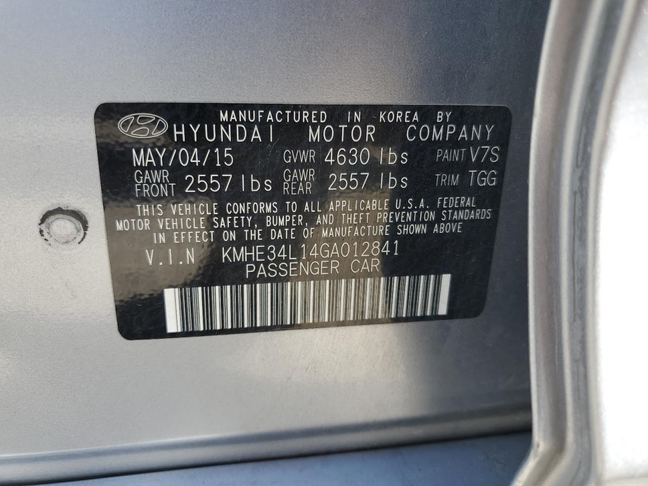 Hyundai SONATA Hybrid Image 10