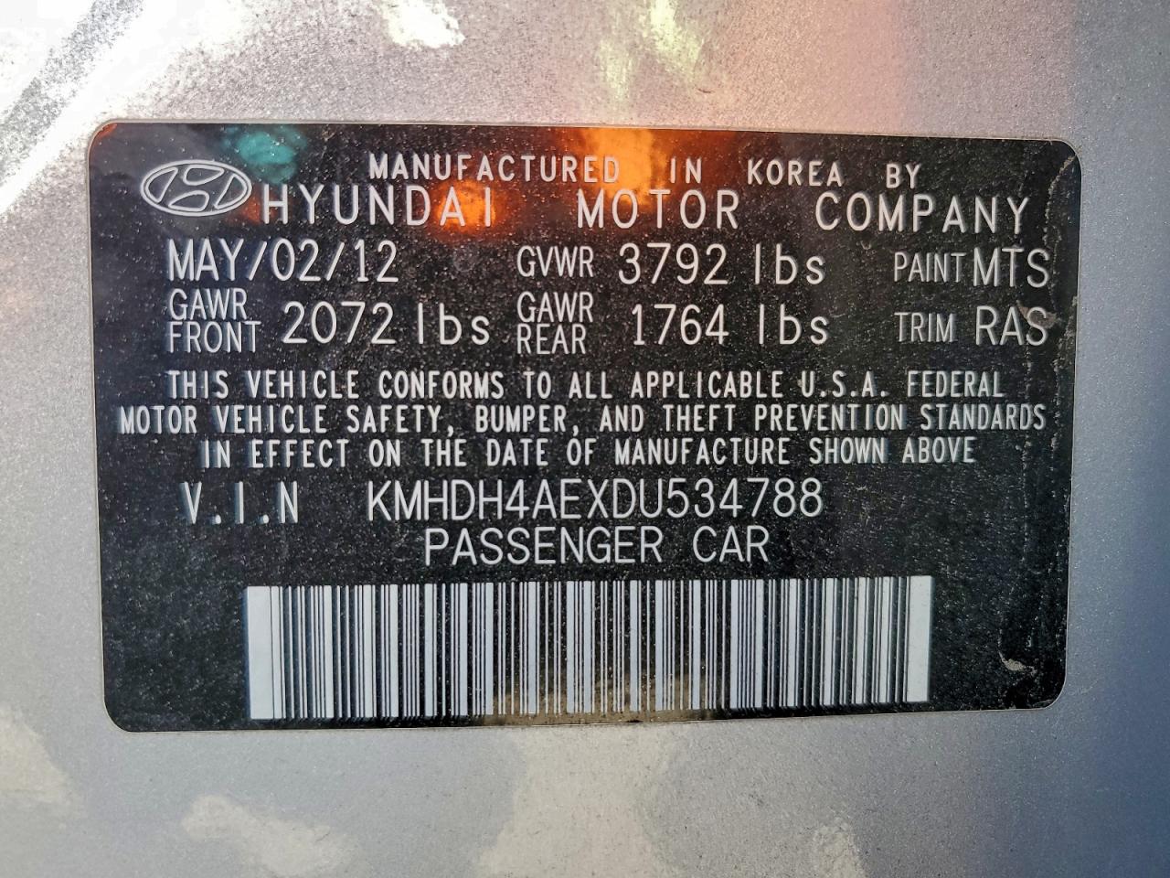 Hyundai ELANTRA Gls Image 2