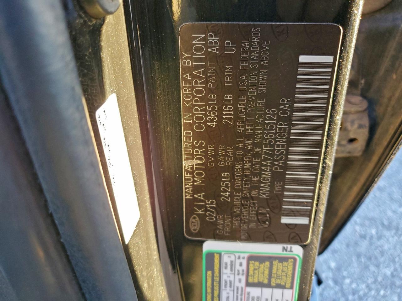 Kia Optima Lx Image 13