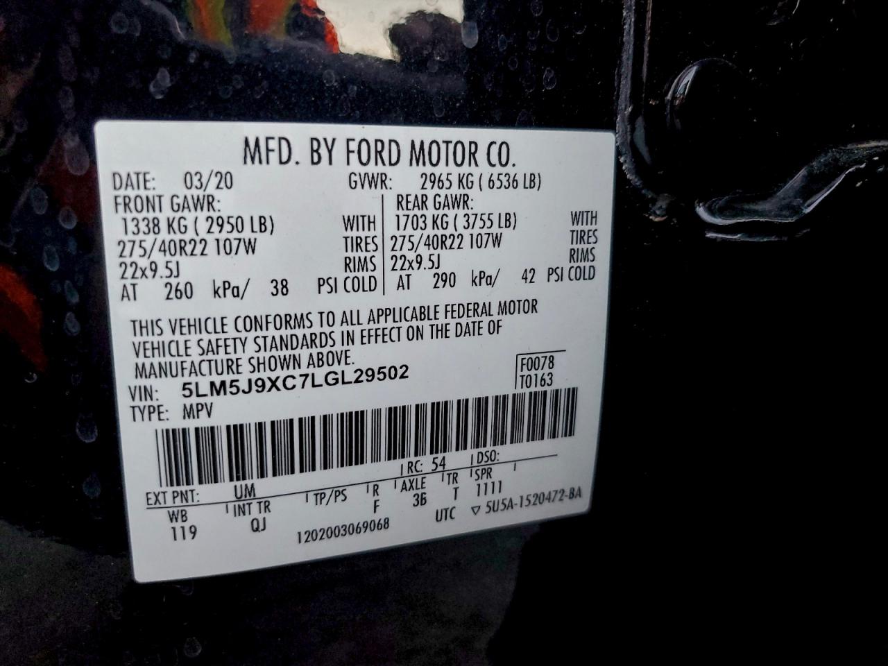 Lincoln Aviator Black Label Image 8