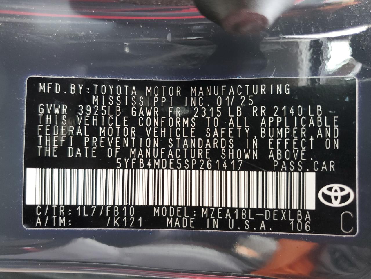 Toyota Corolla Le Image 9