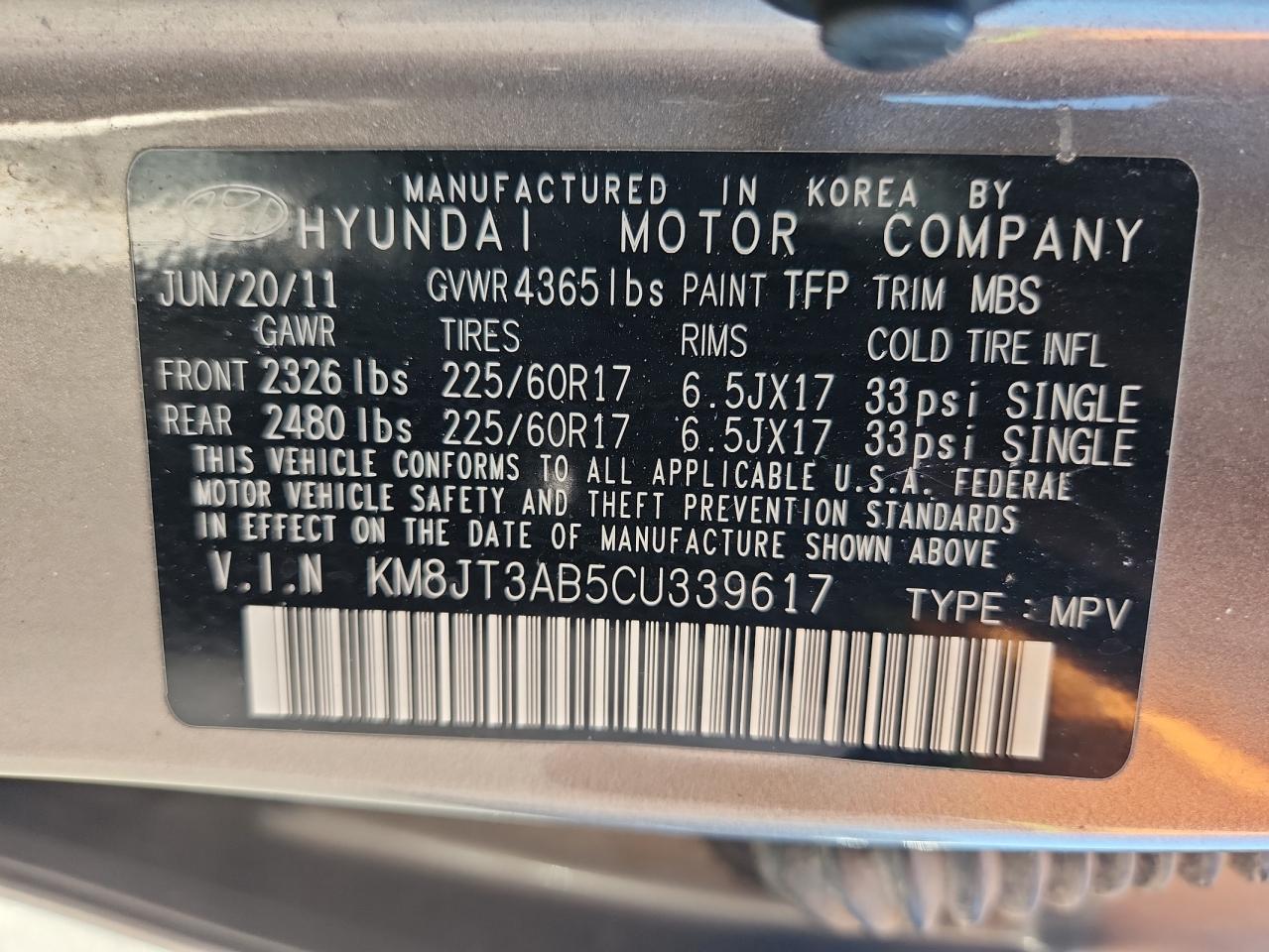 Hyundai TUCSON Gl Image 12