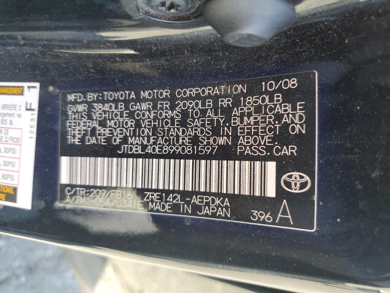 Toyota Corolla Base Image 11