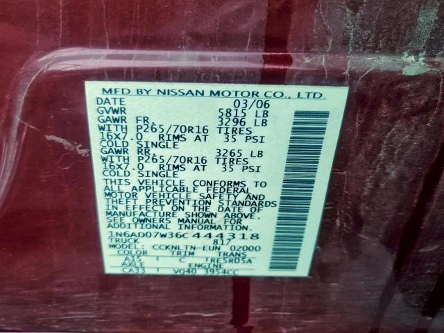 Nissan Frontier Crew Cab Le Image 10