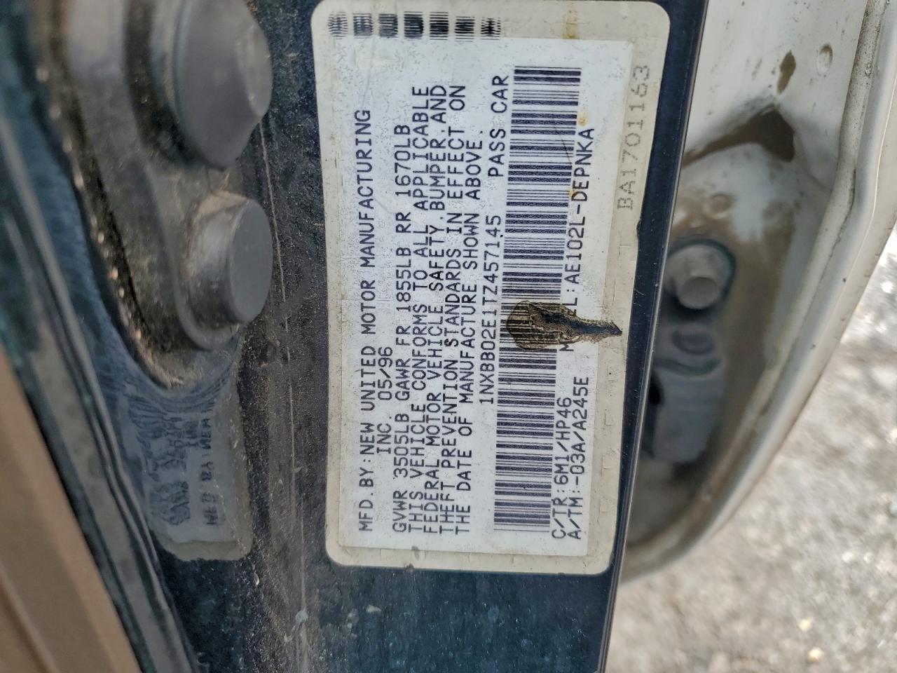 Toyota Corolla Dx Image 12