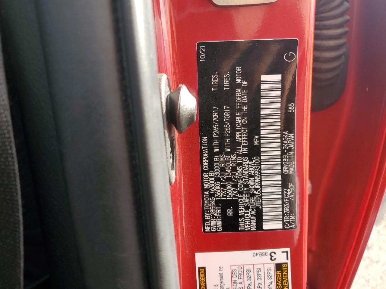 Toyota 4Runner Sr5/sr5 Premium Image 11