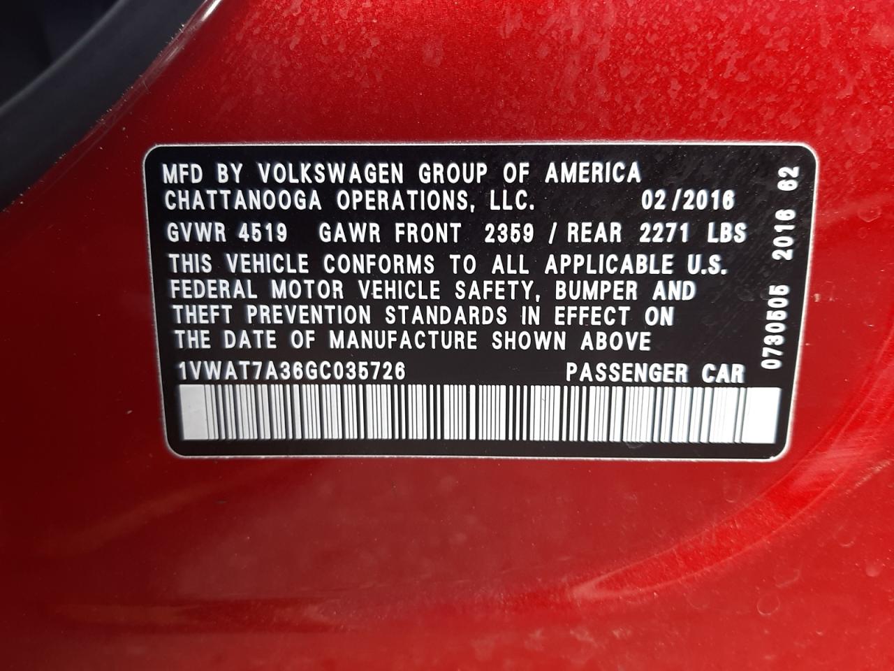 Volkswagen Passat S Image 10