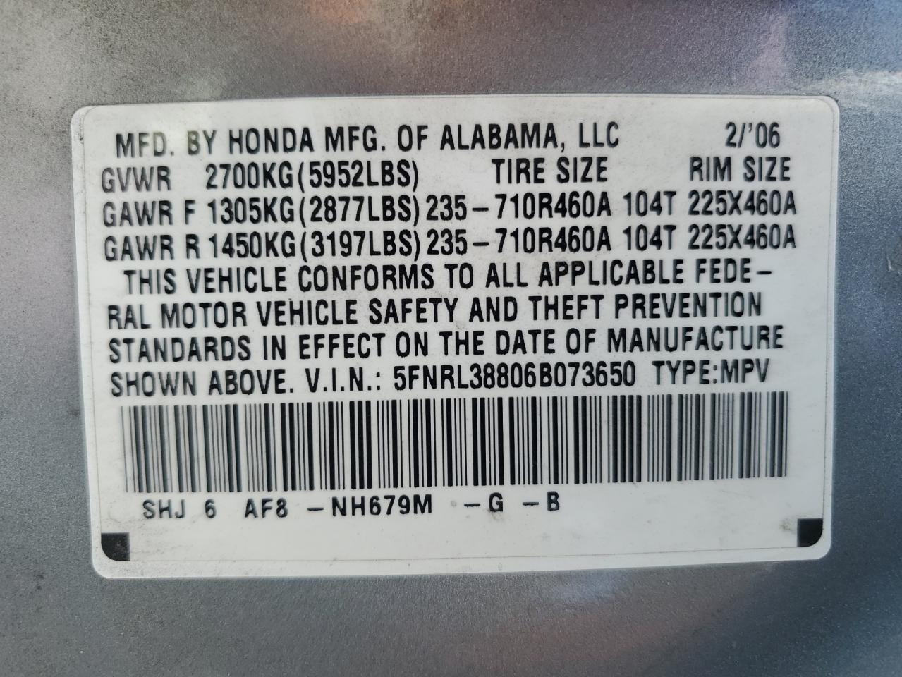 Honda Odyssey Touring Image 13