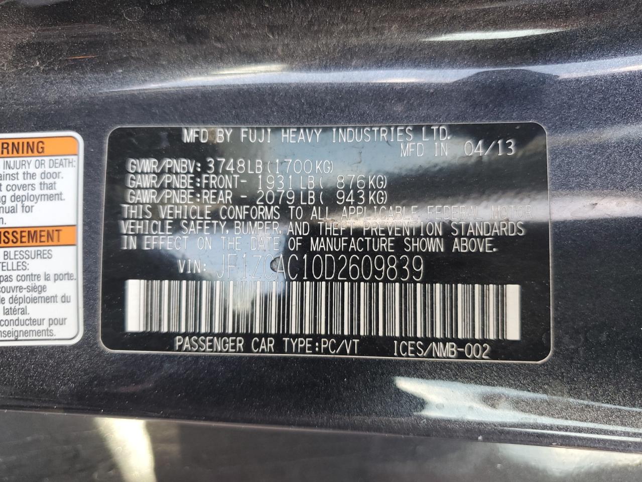 Subaru BRZ 2.0 Limited Image 12