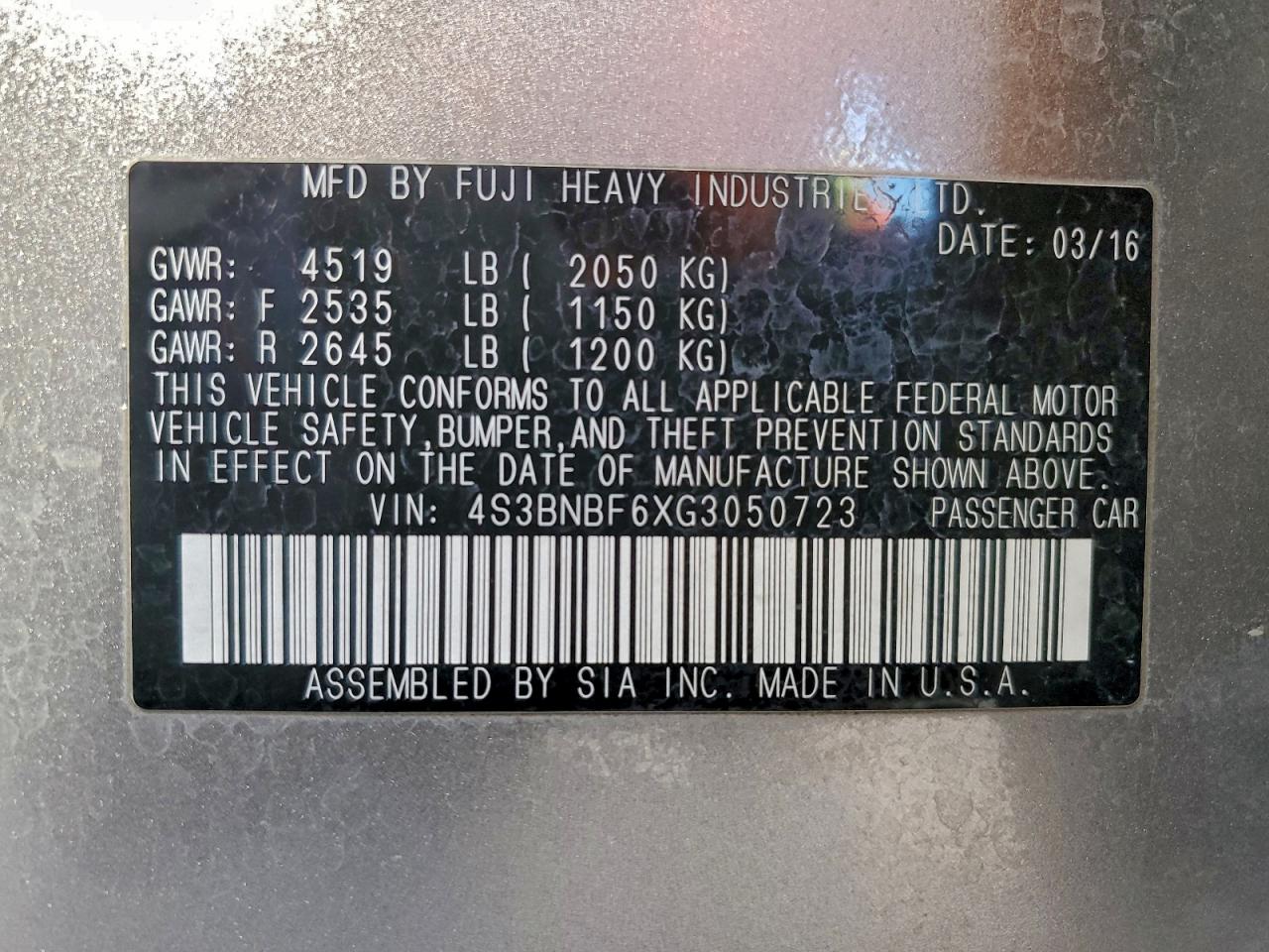 Subaru Legacy 2.5i Premium Image 5