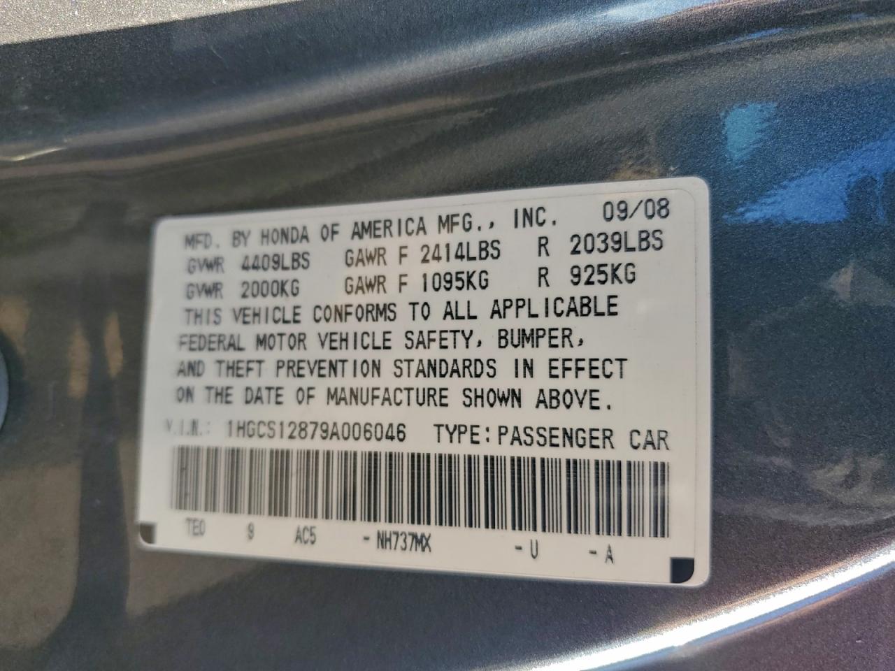 Honda Accord Exl Image 11