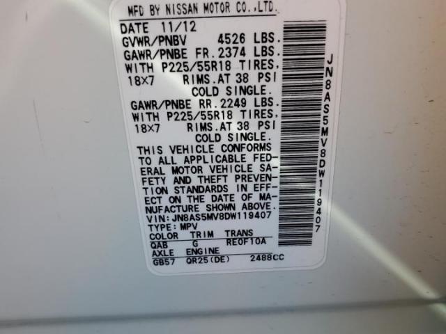 Nissan Rogue S Image 13