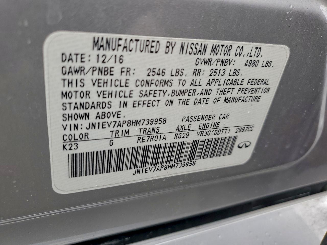 INFINITI Q50 Premium Image 13