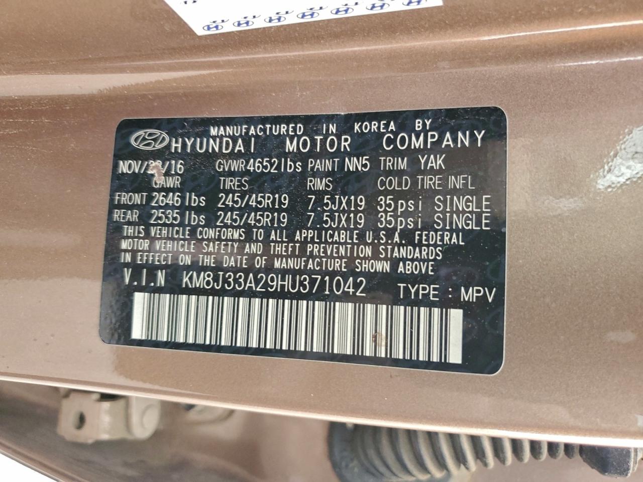 Hyundai TUCSON Limited Image 6