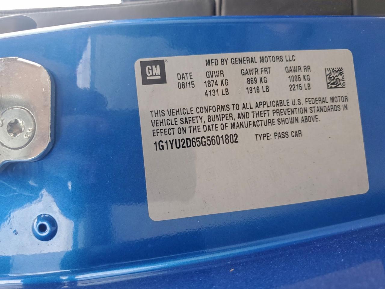 Chevrolet Corvette Z06 3lz Image 8